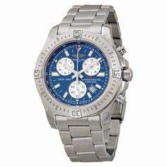 Breitling Colt Chronograph Blue Dial Stainless Steel Watch A7338811-C905SS